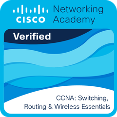 CCNA: Switching, Routing, and Wireless Essentials badge